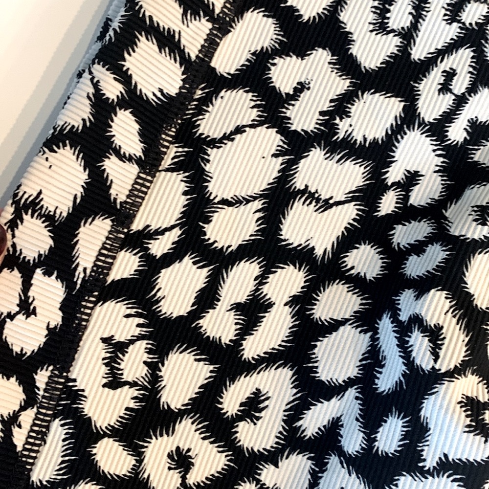 Glyder Directional ribbed leggings-black and cream-size xs - Picture 3 of 10
